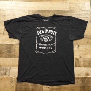 Jack Daniel’s Black Graphic T-Shirt Men's Size XL Old No.‎ 7 Tennessee Whiskey